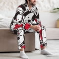 thumbnail image 5 of Mens Pajamas Set, Cute dog A Button Down Long Sleeve Loungewear Sleepwear Pjs sets for Men, 5 of 5
