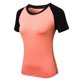 thumbnail image 5 of Camiseta de entrenamiento para mujer Raglan Mangas cortas Empalme O Cuello Rápido, 5 of 8