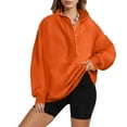 thumbnail image 3 of Yangnuo Women's Oversized Sweatshirts Long Sleeve Stand Collar Pullover, 3 of 5