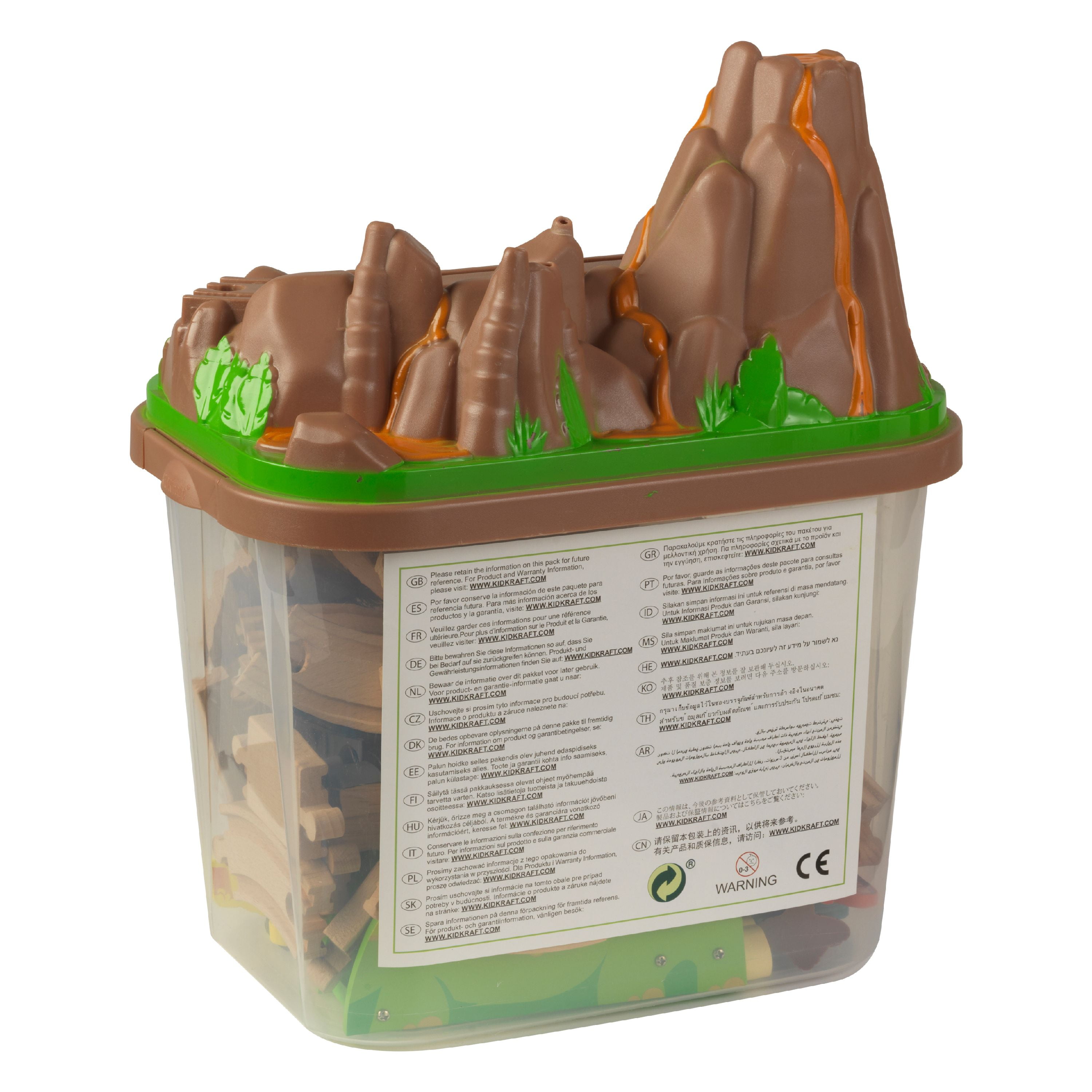 kidkraft dinosaur valley bucket