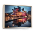thumbnail image 2 of Designart "The Guggenheim Museum of Bilbao, Spain III" Spain Floater Framed Canvas Art Print, 2 of 7