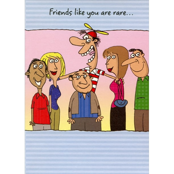 Designer Greetings Friends Like You Are Rare Funny / Humorous