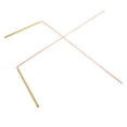 thumbnail image 1 of DEEPCRAFF 2Pcs Copper Dowsing Rod For Outdoor Adventure And Exploration Dual Tone 12 18X4 91X0 20In, 1 of 8