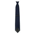 thumbnail image 4 of Jacob Alexander Men's Pre-Tied Ready Made Solid Color Clip-On Neck Tie - Navy Blue, 4 of 7