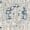 Gray/Navy, variant on SAFAVIEH Courtyard Desi Medallion Indoor/Outdoor Area Rug, Black/Ivory, 5'3" x 7'7"