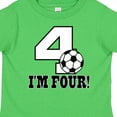 thumbnail image 4 of Inktastic 4th Birthday Soccer 4 Year Old Boys or Girls Toddler T-Shirt, 4 of 5