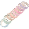 thumbnail image 3 of 8 Rouleaux de Ruban de Masquage Washi Ruban Washi Coloré Ruban Décoratif pour Designs de Scrapbooking, 3 of 9