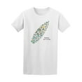 thumbnail image 1 of Surfboard Ride The Wave Doodle Graphic Tee - Image by Shutterstock, 1 of 1