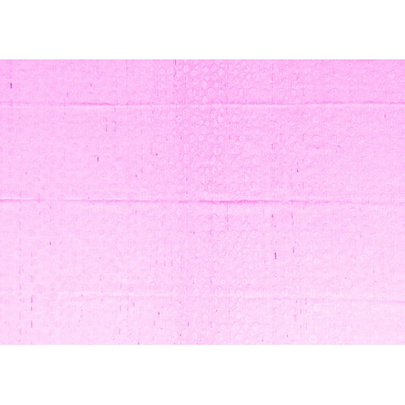 Ahgly Company Indoor Rectangle Solid Pink Modern Area Rugs, 8' x 12'