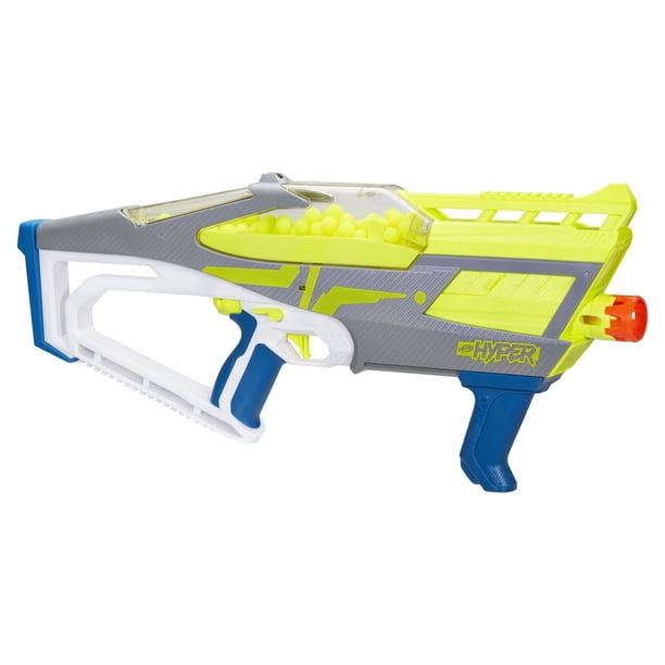 Nerf Hyper Evolve 100 Ball Dart Launcher, Fast Refill, 70 Rounds