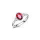 thumbnail image 3 of Minnieouse Anillo de apertura para mujer, anillos de decoración de circón geométrico de Metal de cobre, decoraciones de mano ajustables, Ropa, zapatos y accesorios Miscelánea Rojo, 3 of 6