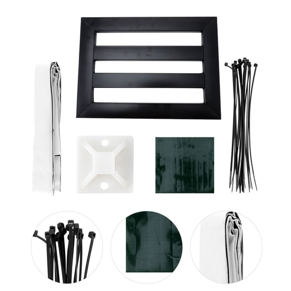 FOMIYES 1Set Pedalboard for Guitar Effects Power Supply Bracket with Double Row Structure