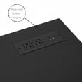 thumbnail image 4 of Aukfa Fireplace TV Stand for TVs up to 65" with LED & USB Charging Outlet for Living Room, Black, 4 of 8