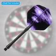 thumbnail image 4 of Unique Bargains Standard Dart Flights, 30 Pack Flights Storm Pattern, Purple, 4 of 5