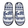 thumbnail image 1 of Balery Sea Underwater Turtles Pantuflas de Casa de Felpa Silenciosas con Diseño Estampado, Zapatillas Cómodas Antideslizantes de Algodón para Interior-Large, 1 of 8