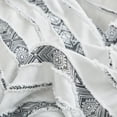 thumbnail image 6 of Qookiee Boho Duvet Cover Sets Queen Size Gray Duvet Cover 100% Super Soft Luxury Microfiber Tufted Washed Bohemian Bedding Sets  1 Duvet Cover 90x90 in and 2 Pillow Shams, 6 of 9