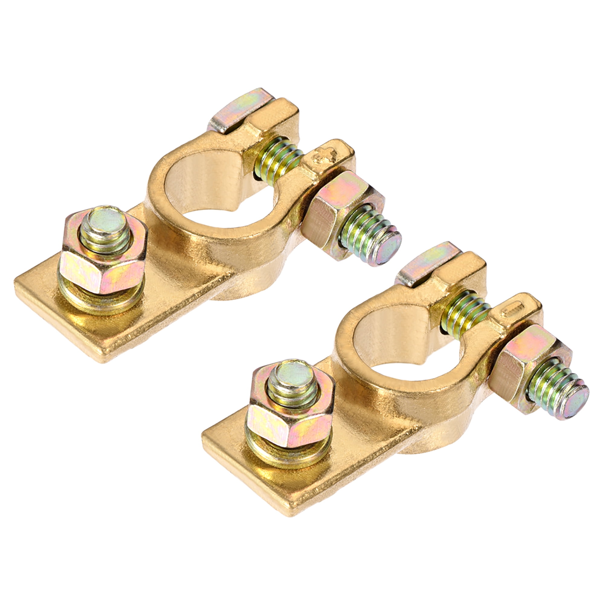 Battery Terminal Clamp Clips Positive Negative Set Copper for Auto Car