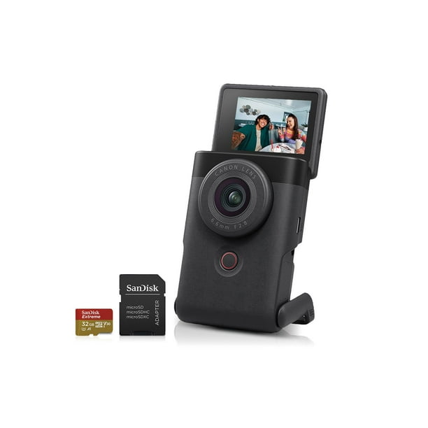 Canon PowerShot V10 SL ブラック 256GB付き Canon PowerShot V10 Professional Compact Digital Vlog Camera