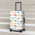 thumbnail image 2 of Lsque Happy Easter Rabbit Printed Luggage Cover, Travel Luggage Protector,Scratch and Dirt Resistant, Fits 18-32 Inch Luggage - X-Large, 2 of 9