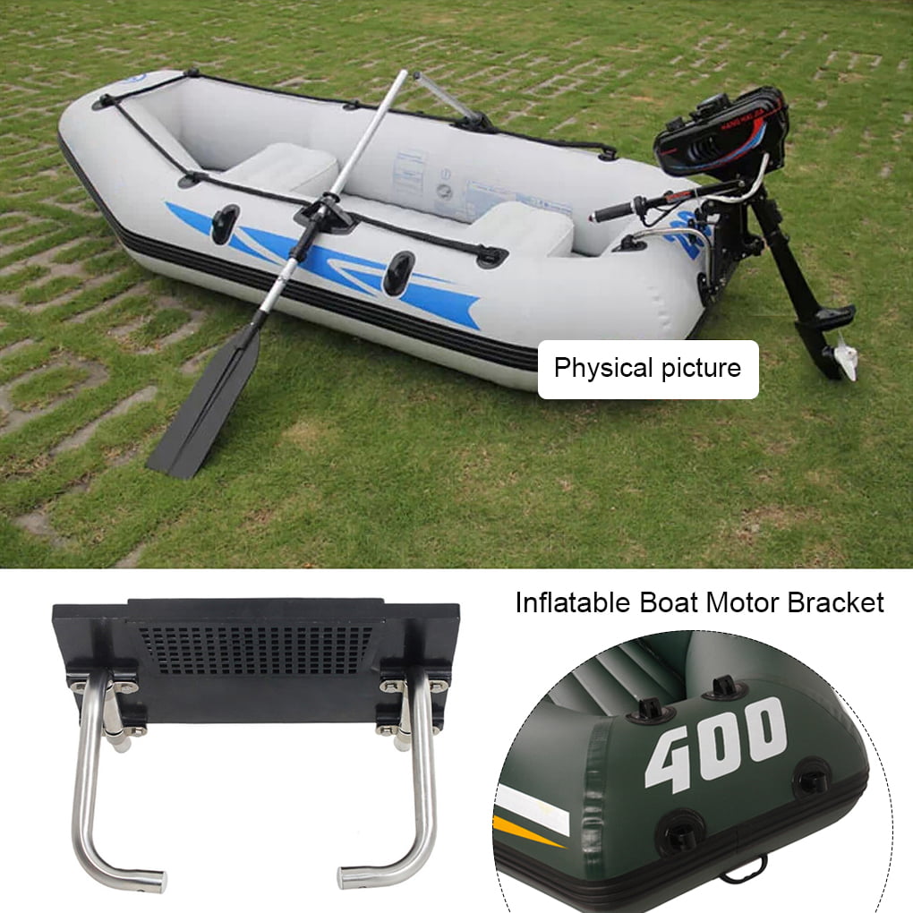 Inflatable Portable Boat Fishing Kayak Motor Mount Racket Fishing Boat Propeller 