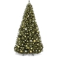 thumbnail image 2 of 7.5' Ft Prelit Premium Spruce Hinged Artificial Christmas Tree W/ 550 Clear Lights And Stand, 2 of 6
