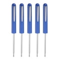 thumbnail image 1 of Destornillador de bolsillo no magnético Uxcell de 5 piezas 3mm Phillips 3mm ranurado con clip, 1 of 6