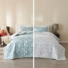 thumbnail image 5 of Winter-Themed Microfiber Reversible Quilt Set with Shams (King, Enchanted Woods - Blue), 5 of 5