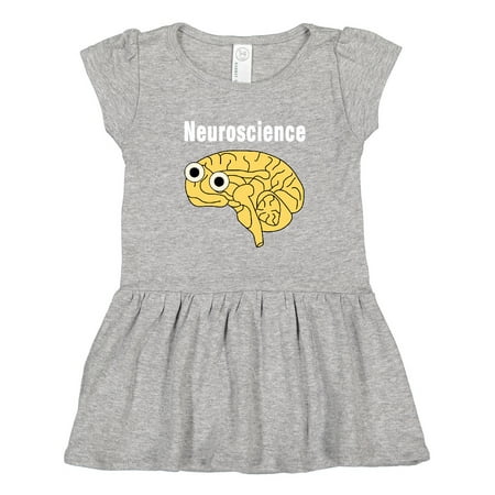 

Inktastic Neuroscience Brain White Text Girls Toddler Dress