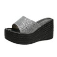 thumbnail image 1 of Zapatillas de plataforma de tacón único para mujer, sandalias de fiesta antideslizantes para exteriores, moda para mujer, talla grande 34-4341, verano 2022 Gao Jinjia LED, 1 of 2