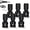 6 Pcs, variant on 1/4" Hex Shank Socket Converter - 1/2" to 1/4", Quick Release Bit Holder, Impact Wrench Adapter, 1/2 to 1"/4" Socket Adapter for Drill Impact Ratchet Wrench (2 Pcs)