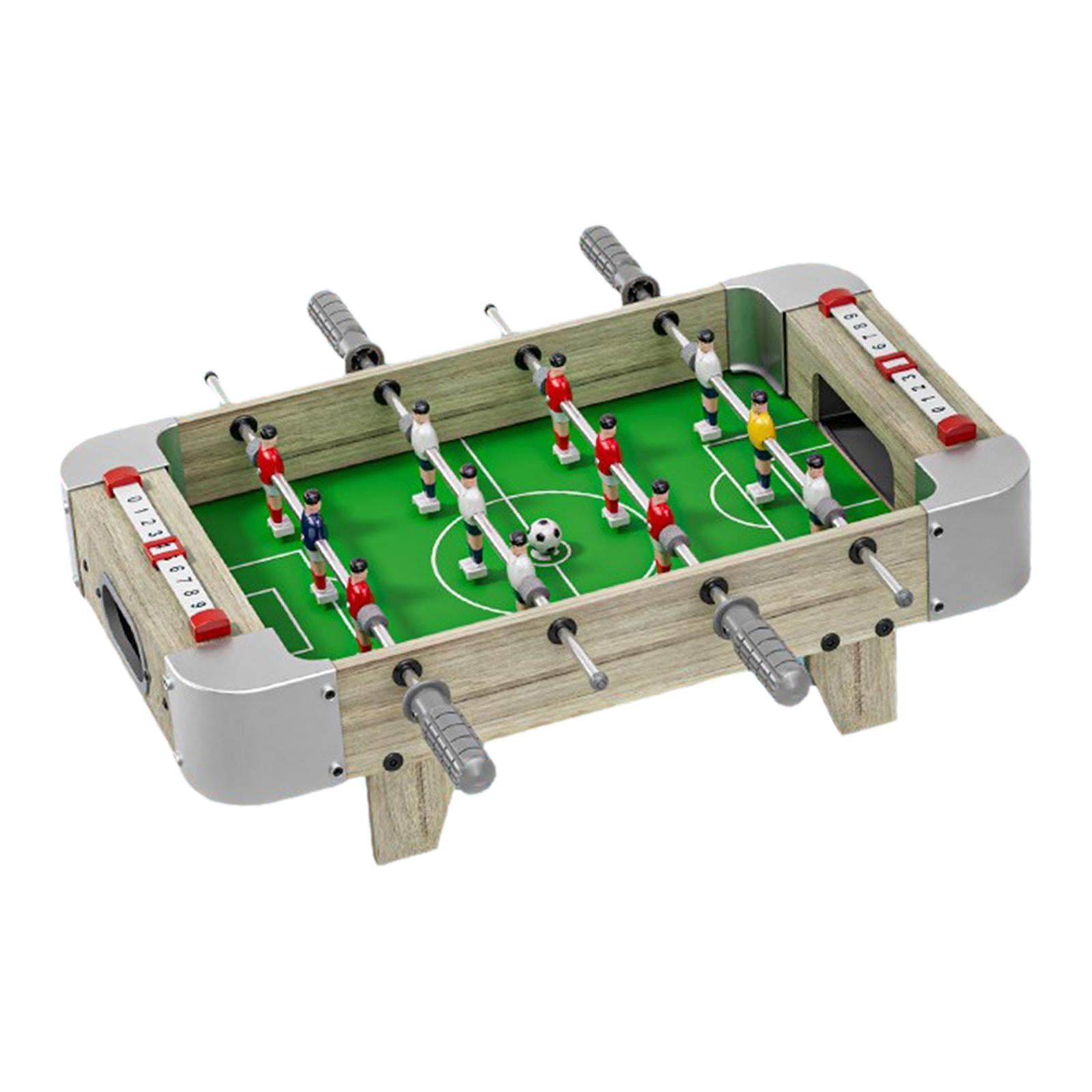 Mini Soccer Foosball Board Game Developmental Toy Portable Two for