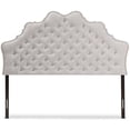 thumbnail image 3 of Baxton Studio Hilda Tufted Queen Panel Headboard in Grayish Beige, 3 of 6