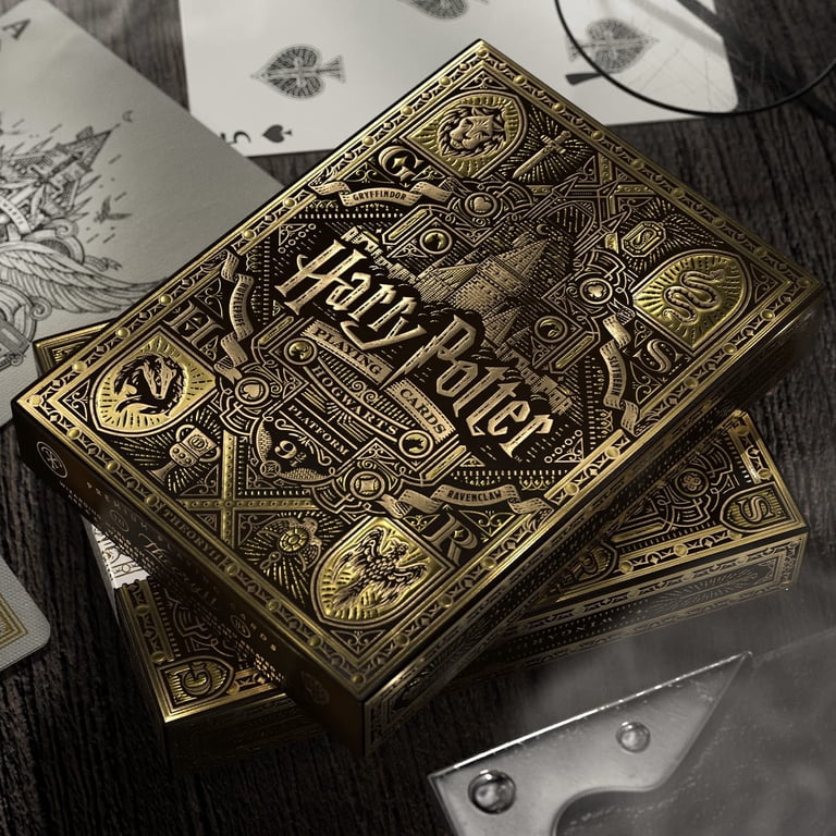 theory11, Harry Potter Playing Cards, Hufflepuff Yellow - Walmart.com