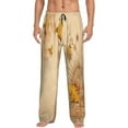 thumbnail image 1 of Fotbe Pantalones de Pijama para Hombre, Pantalones de Dormir, Pantalones de Casa con Cintura Ajustable y Bolsillos-Small, 1 of 6