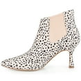 thumbnail image 3 of Journee Womens Elitta Pull On Stiletto Booties, Widths Available, 3 of 10