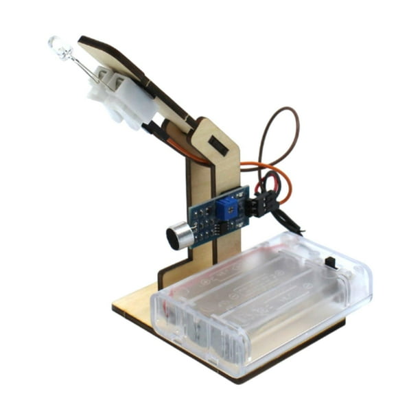 Kits de experimentos científicos de luz activados por voz, juguetes de ciencia para manualidades, luz DIY A