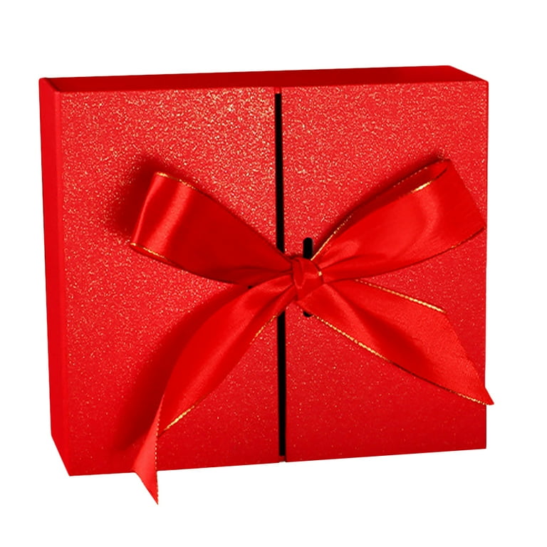 1 Set Red New Year Gift Packing Box Festival Gift Box Wedding Gift