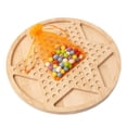 thumbnail image 4 of damas chinas,Juego de mesa de damas chinas de madera con 60 canicas.,Cuentas de vidrio acrílico,tablero de ajedrez de madera,regalo para niños,Damas chinas juego de mesa hexagonal juguete, 4 of 9