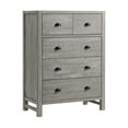 thumbnail image 2 of Alaterre Furniture Windsor 5-Drawer Chest of Drawers, Driftwood Gray, 2 of 3