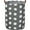 dots, variant on WEHUSE Waterproof Fabric Laundry Hamper Collapsible, 22 Inch Tall Grey Thickened Canvas Dirty Clothes Hampers for Bedroom, Kids Room Storage