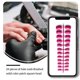 thumbnail image 5 of Guardurnaity 24 piezas de uñas prensadas sólidas en forma cuadrada de longitud media DIY elegantes uñas de personalidad que no destiñen para Type1 NO1, 5 of 5