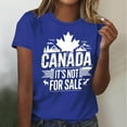 thumbnail image 2 of Pisexur Hauts pour Femmes Design Feuille d'Érable du Canada Hauts pour Femmes Manches Courtes Hauts Mignons pour Femmes pour Sortir, Hauts de Printemps pour Femmes, 2 of 3
