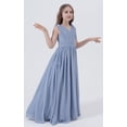 thumbnail image 3 of Drtj Junior Girls Bridesmaid Dress Flower Girl Wedding Party Dresses for Teen Chiffon, 3 of 8
