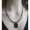 thumbnail image 1 of Rochet Ladies Stainless Steel Industrial Rectangular Pendant String Necklace 22", 1 of 7