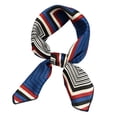 thumbnail image 1 of Sonducket Bufanda pequeña para mujer, chales de satén, cinta para el pelo Vintage, bufandas de moda portátiles, pañuelo multiusos para el Ropa, zapatos y accesorios Miscelánea Azul blanco, 1 of 6