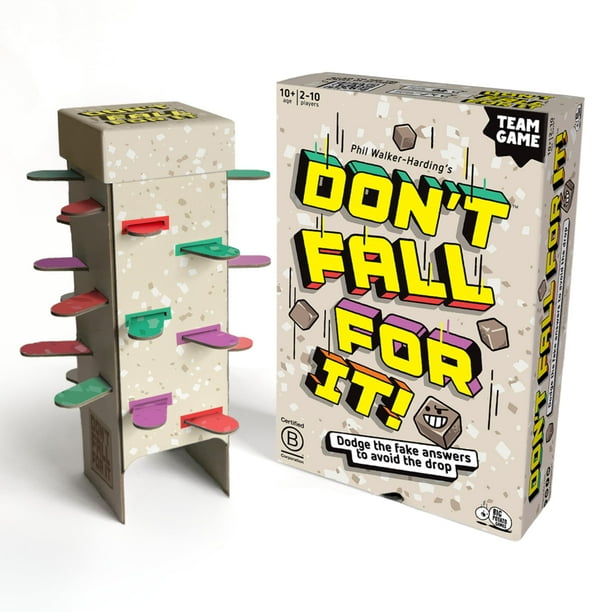 Juego de mesa de preguntas Big Potato Don't Fall for It para mayores de 3 años