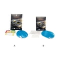thumbnail image 3 of 1 Pair Universal Car Left and Right Rearview Mirror Cover Door Side Mirrors Rainproof Film Automotive Upgrade Modified Oval 95x135mm, 3 of 9