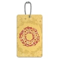 thumbnail image 1 of Autumn Fall Wreath Sunflowers Luggage Card Suitcase Carry-On ID Tag, 1 of 7