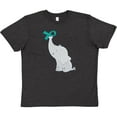 thumbnail image 3 of Inktastic Ovarian Cancer PCOS Teal Ribbon Awareness Youth T-Shirt, 3 of 5