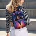 thumbnail image 5 of Lsque Chucky Pattern Canvas Daypack, Durable Backpack, High-quality Versatile Backpack,Vintage Compact Backpack-, 5 of 6